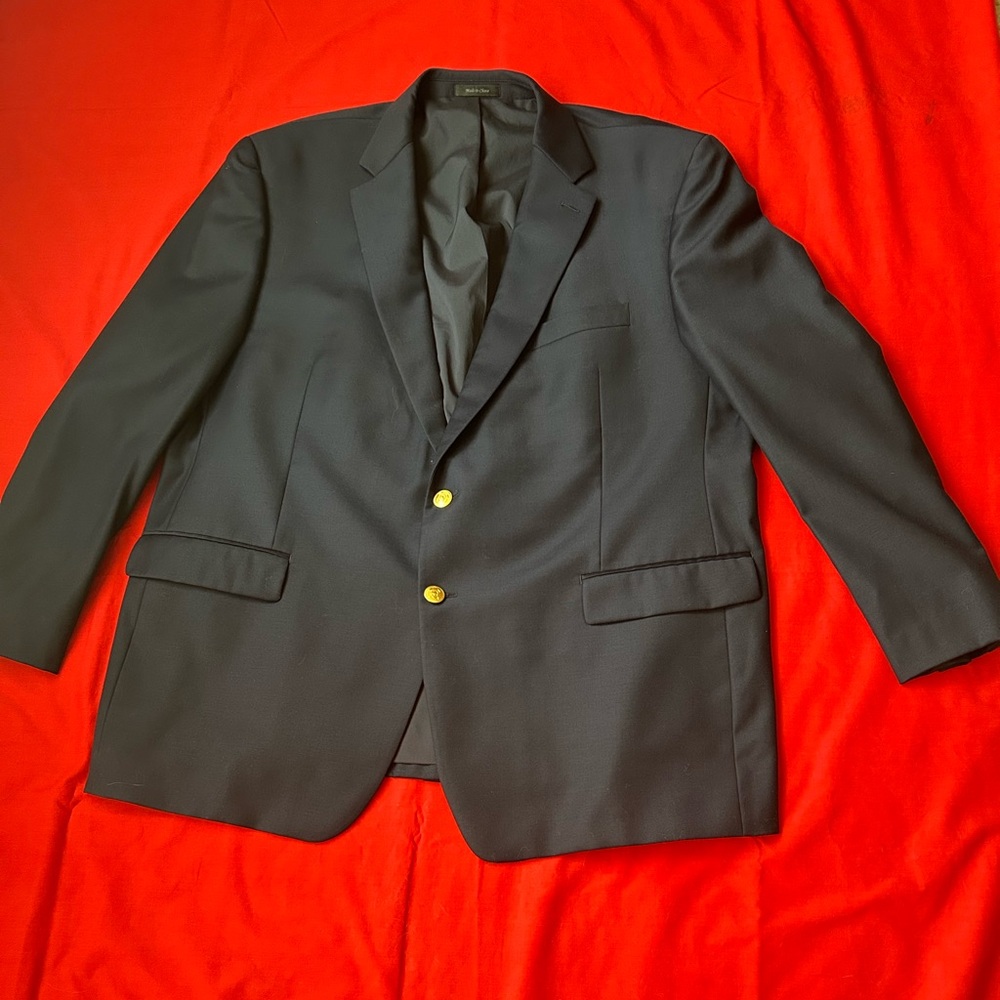 Ralph Lauren Black Blazer with Gold Buttons